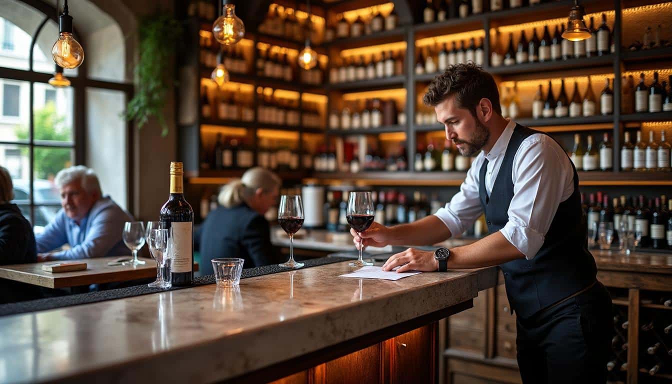 Illustration: Comment la banque bar à vins réinvente la dégustation de vin