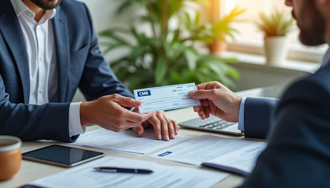 Illustration: Comprendre le chèque de banque et son rôle dans les opérations financières