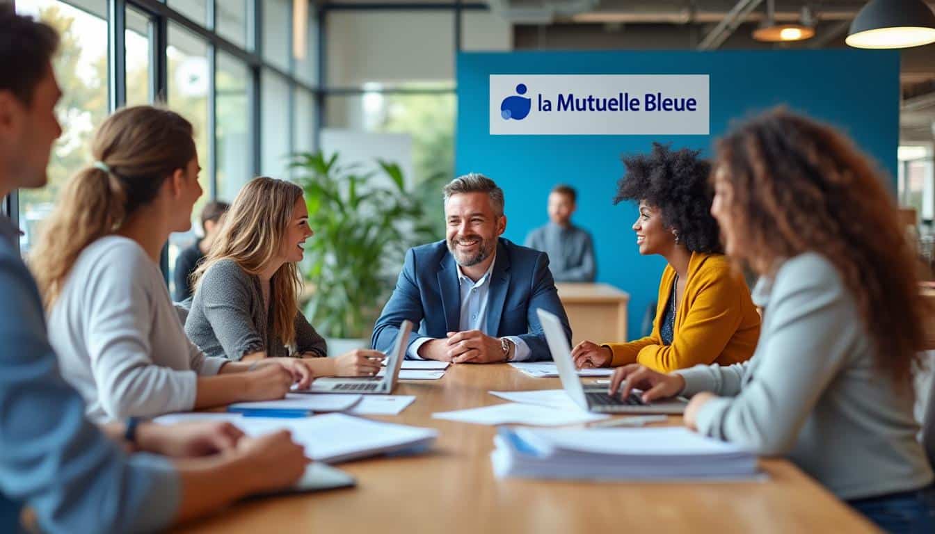Illustration: Comment la mutuelle bleue s’est imposée dans l’univers de la complémentaire santé