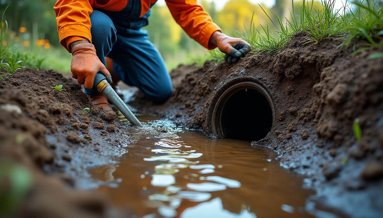 Illustration: Comprendre ce qu’est une canalisation extérieure bouchée et ses impacts