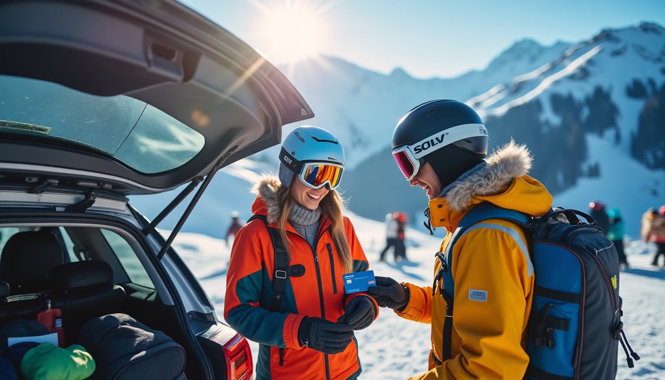 Illustration: Comprendre l’assurance neige et montagne incluse avec la carte Visa Premier