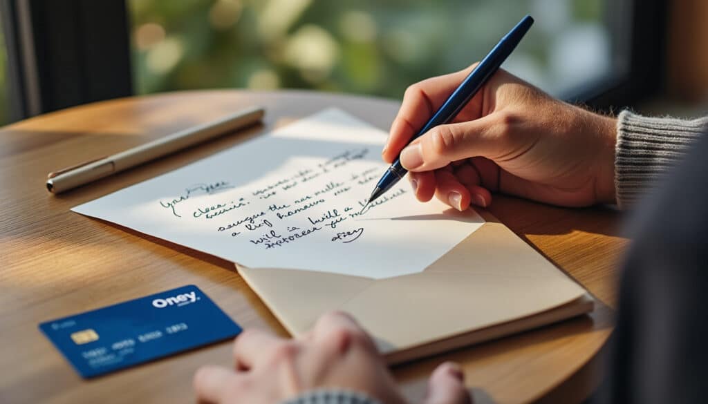 Modèle de lettre de résiliation de la carte Oney : guide complet