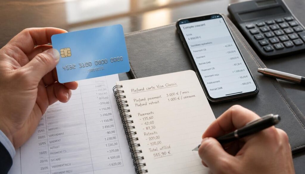 Plafond de la carte Visa Classic : paiements et retraits